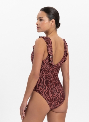 Badpak Zebra BORDEAUX
