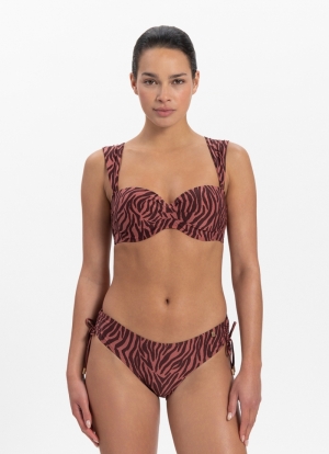 Bikini Zebra BORDEAUX