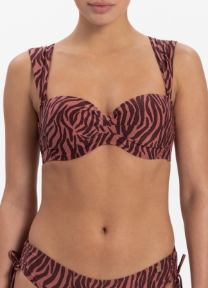Bikini Zebra BORDEAUX