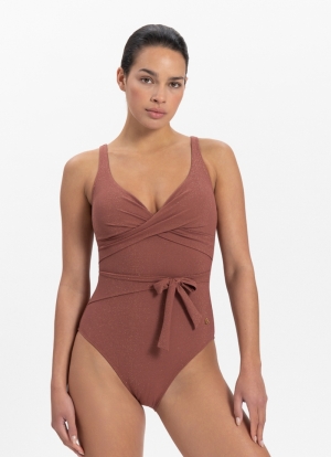 Badpak Rouge Shimmer BORDEAUX