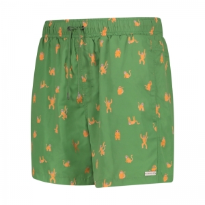 Zwemshort Monkeys GROEN