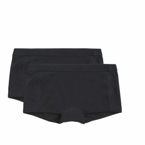 Basics girls shorts 2-pack ZWART