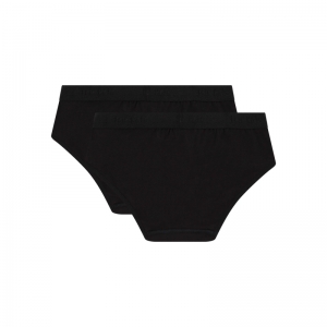 Basics girls hipster 2-pack ZWART