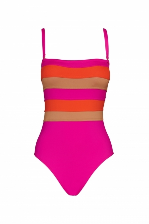 Badpak Leonie FUCHSIA