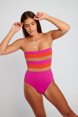 Badpak Leonie FUCHSIA