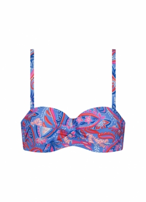 Arabesque bikini voorgevormde BLAUW