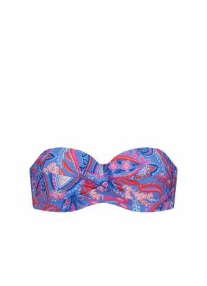 Arabesque bikini voorgevormde BLAUW