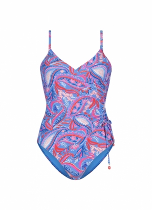 Arabesque badpak BLAUW