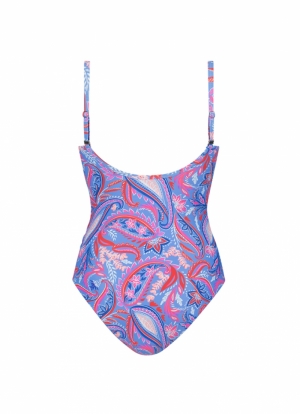 Arabesque badpak BLAUW