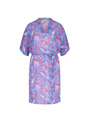 Arabesque strandkleedje BLAUW