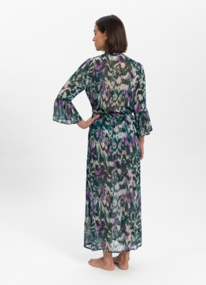 Ikat Teal strandkleedje GROEN