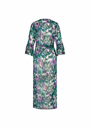 Ikat Teal strandkleedje GROEN