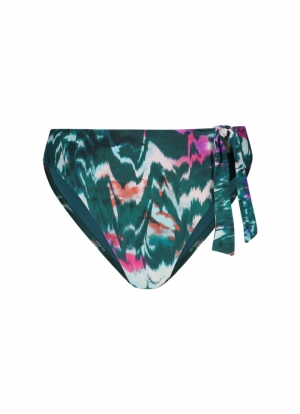 Ikat Teal bikini GROEN