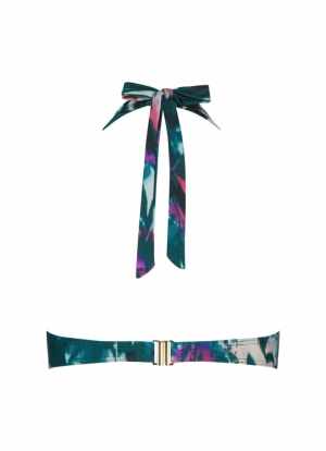 Ikat Teal bikini GROEN