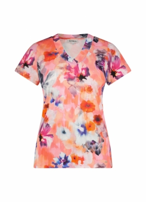 Serenity shirt korte mouw ORANJE