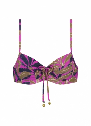 Palm Springs bikini met beugel FUCHSIA