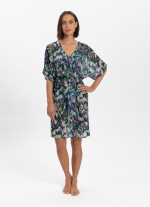 Ikat Teal strandkleedje GROEN