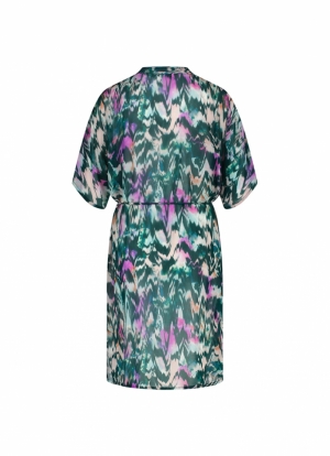 Ikat Teal strandkleedje GROEN