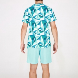 Korte pyjama Diamant GREEN