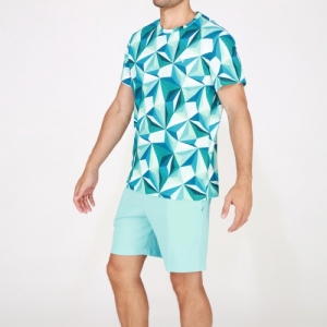 Korte pyjama Diamant GREEN