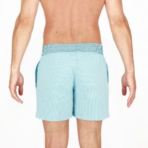 Beach boxer Preppy TURQUOISE
