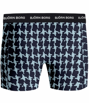 BB Cotton Stretch Boxer 2P BLAUW