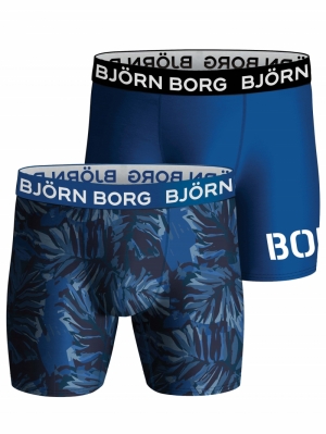Performance Boxer 2-pack BLAUW