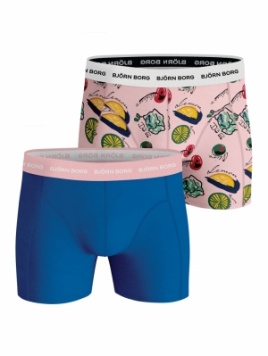 Essential Boxer 2-pack BLAUW
