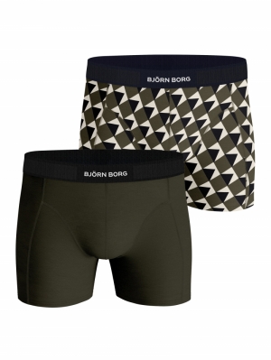 Core boxer 2-pack OLIJFGROEN