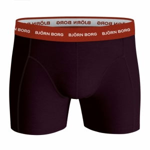 Cotton Stretch Boxershort 3P BORDEAUX