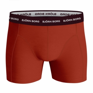 Cotton Stretch Boxershort 3P BORDEAUX