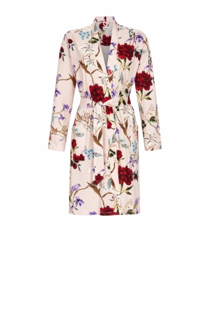 Kamerjas met bloemenprint POWDER PINK