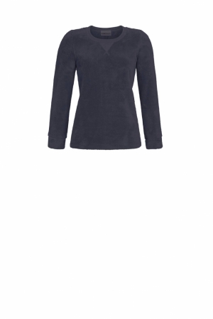 Fleece trui BLAUW