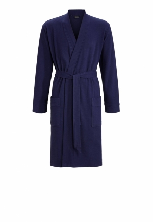 Kamerjas katoenpiqué BLAUW