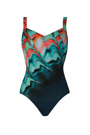 Sunflair badpak green MEERKLEURIG