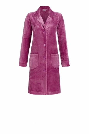 Warme kamerjas in fleece met k DUSTY ROSE