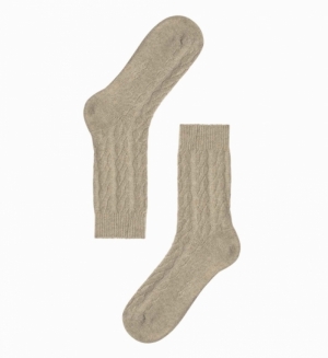 Dameskous Motif Torsades CAMEL