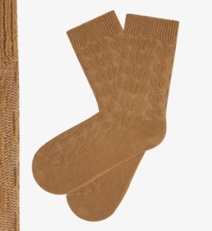 Dameskous Motif Torsades Biscuit