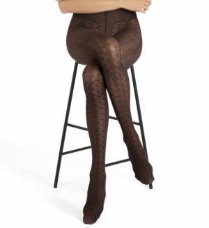 Collant Fashion Elianor 50D CHOCOLAT