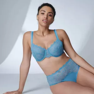 Freesia slip hoge taille BLEU HIMALAYA