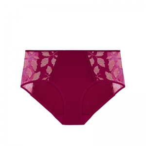 Dahlia slip hoge taille BORDEAUX