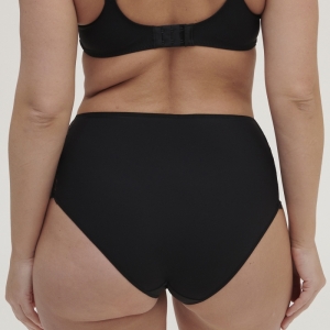 Escale slip hoge taille ZWART
