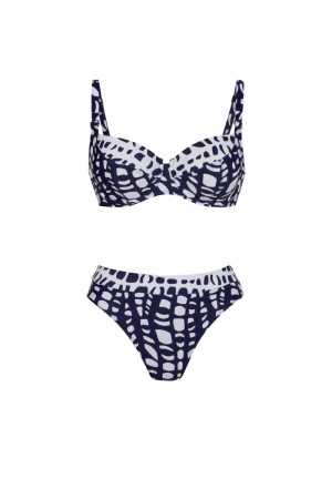 Vicky bikini MARINE-WIT