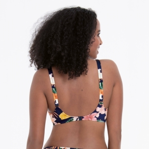 Tropical Sunset bikini BLAUW