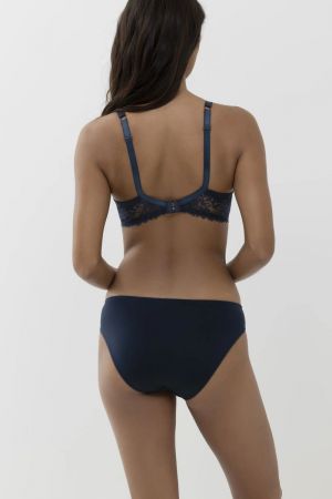 Luxurious slip NIGHT BLUE