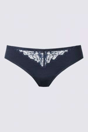 Luxurious slip NIGHT BLUE