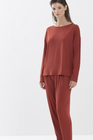 Shirt Alena lange mouw RED PEPPER