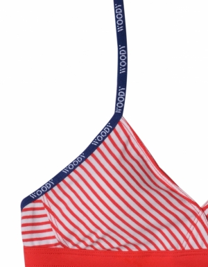 Woody Teenage bra RED WHITE