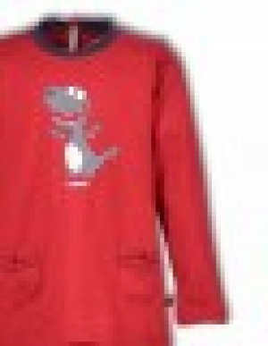 Woody meisjes pyjama dinosauru DARK RED
