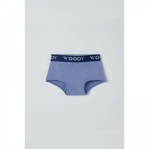 Woody meisjes short, duo pak BLAUW